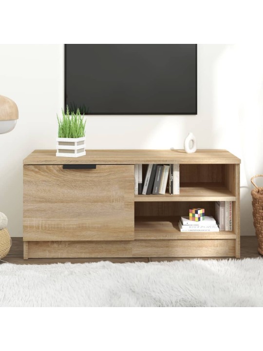TV skříňka dub sonoma 80 x 35 x 36,5 cm kompozitní dřevo