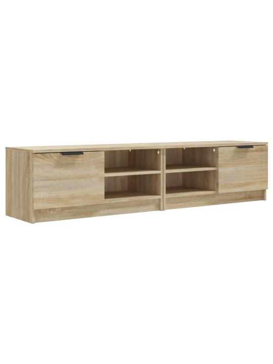 TV skříňky 2 ks dub sonoma 80 x 35 x 36,5 cm kompozitní dřevo