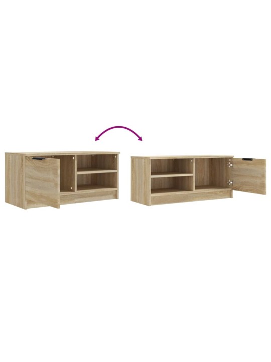 TV skříňky 2 ks dub sonoma 80 x 35 x 36,5 cm kompozitní dřevo