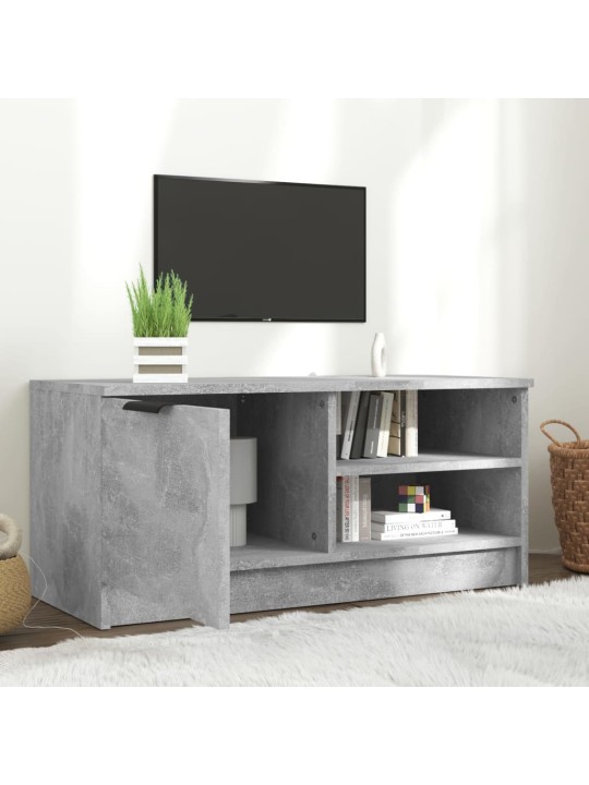 TV skříňka betonově šedá 80 x 35 x 36,5 cm kompozitní dřevo