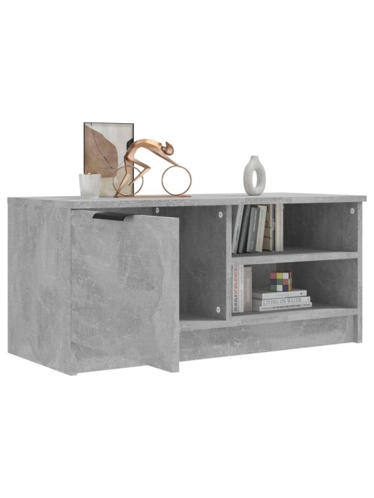 TV skříňka betonově šedá 80 x 35 x 36,5 cm kompozitní dřevo