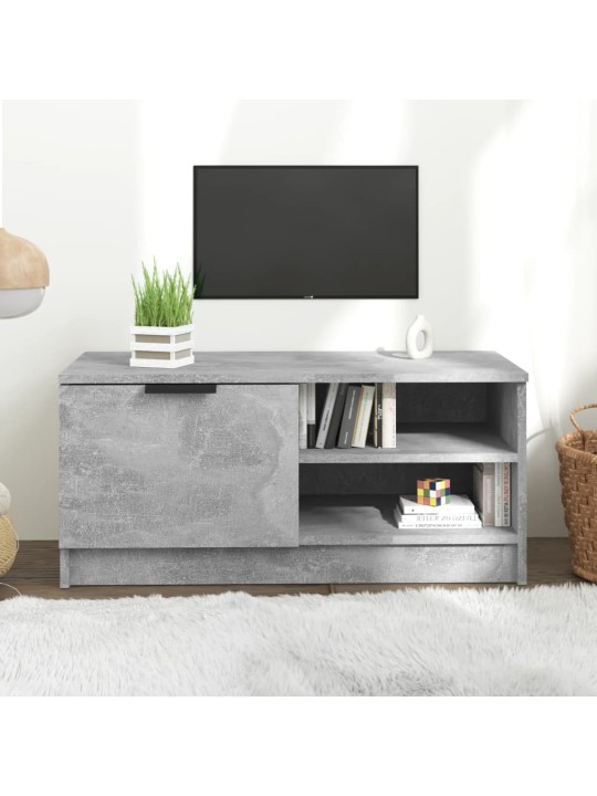 TV skříňka betonově šedá 80 x 35 x 36,5 cm kompozitní dřevo