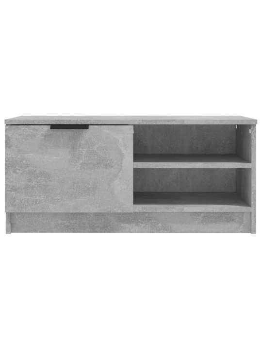 TV skříňky 2 ks betonově šedé 80x35x36,5 cm kompozitní dřevo