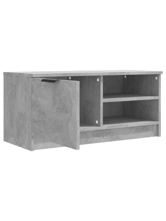 TV skříňky 2 ks betonově šedé 80x35x36,5 cm kompozitní dřevo