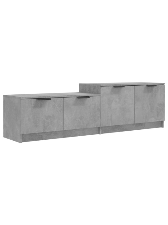TV skříňka betonově šedá 158,5 x 36 x 45 cm kompozitní dřevo