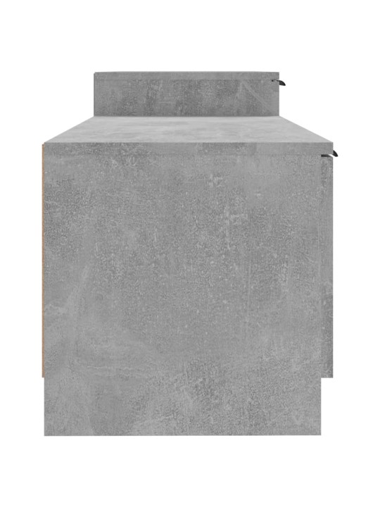 TV skříňka betonově šedá 158,5 x 36 x 45 cm kompozitní dřevo