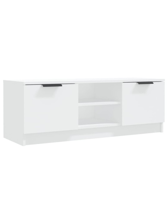 TV skříňka bílá 102 x 35 x 36,5 cm kompozitní dřevo
