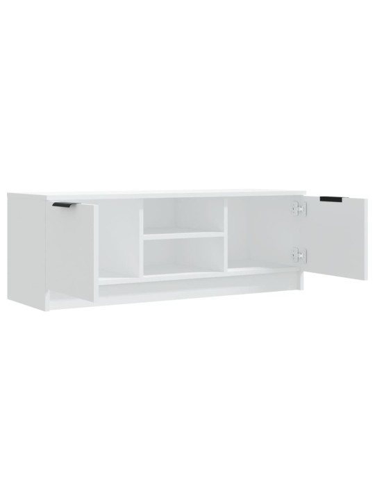 TV skříňka bílá 102 x 35 x 36,5 cm kompozitní dřevo