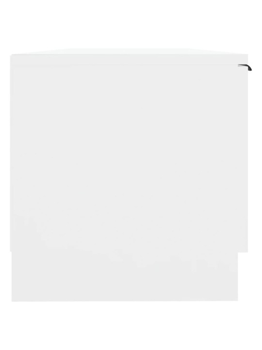 TV skříňka bílá 102 x 35 x 36,5 cm kompozitní dřevo