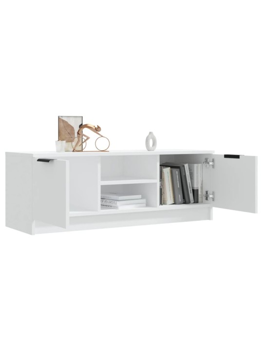 TV skříňka bílá 102 x 35 x 36,5 cm kompozitní dřevo