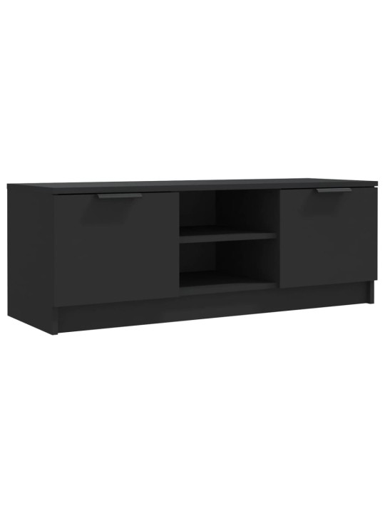 TV skříňka černá 102 x 35 x 36,5 cm kompozitní dřevo