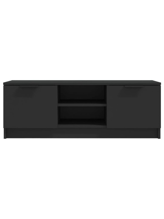 TV skříňka černá 102 x 35 x 36,5 cm kompozitní dřevo