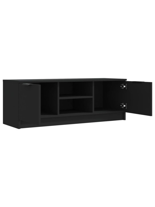 TV skříňka černá 102 x 35 x 36,5 cm kompozitní dřevo