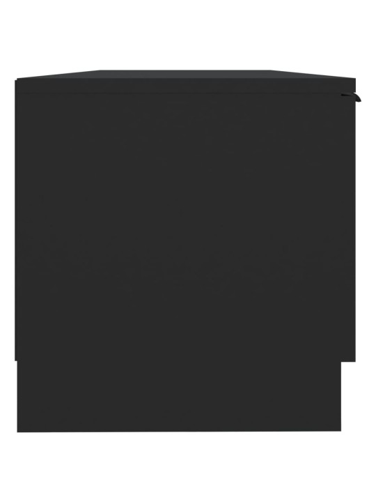 TV skříňka černá 102 x 35 x 36,5 cm kompozitní dřevo