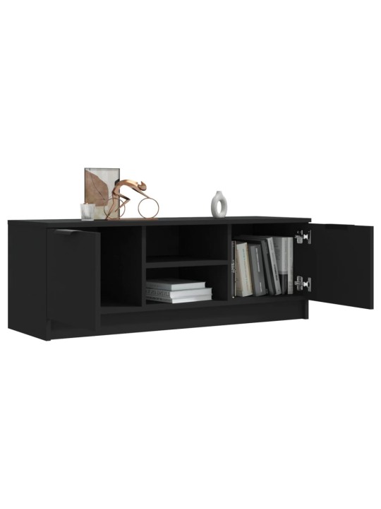 TV skříňka černá 102 x 35 x 36,5 cm kompozitní dřevo