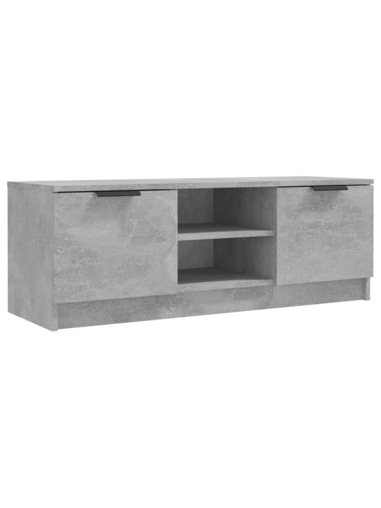 TV skříňka betonově šedá 102 x 35 x 36,5 cm kompozitní dřevo