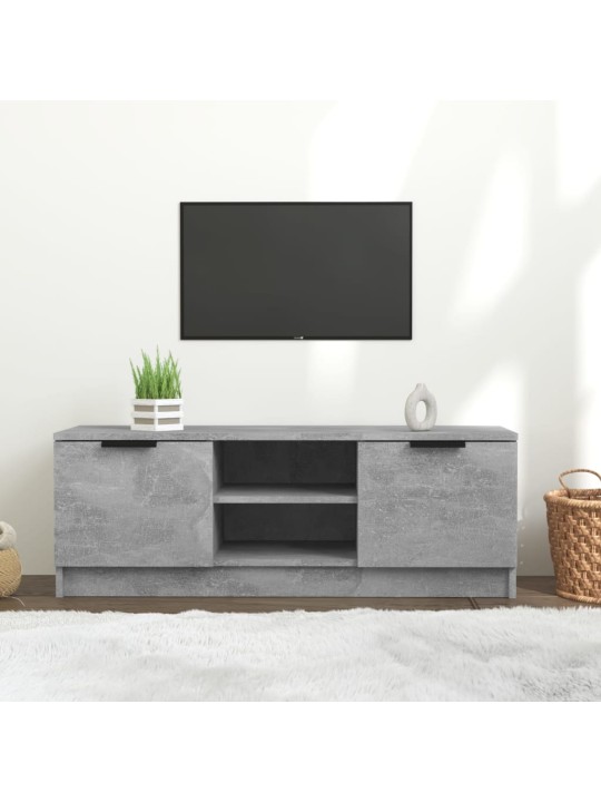 TV skříňka betonově šedá 102 x 35 x 36,5 cm kompozitní dřevo