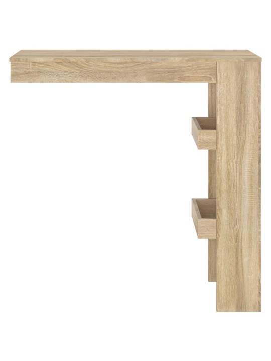 Nástěnný barový stolek sonoma 102x45x103,5 cm kompozitní dřevo
