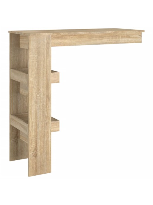Nástěnný barový stolek sonoma 102x45x103,5 cm kompozitní dřevo