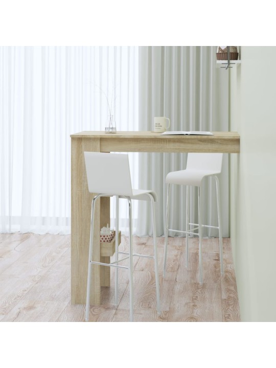 Nástěnný barový stolek sonoma 102x45x103,5 cm kompozitní dřevo