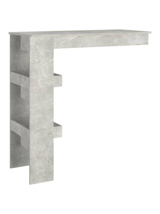 Nástěnný barový stolek betonově šedý 102 x 45 x 103,5 cm