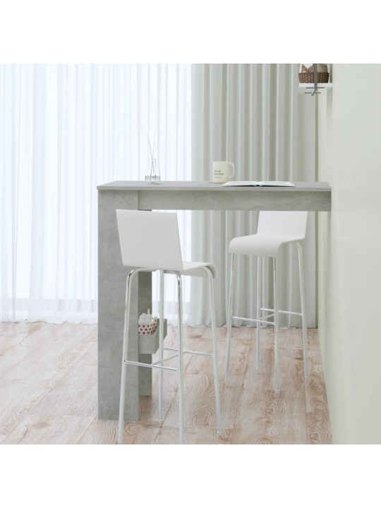 Nástěnný barový stolek betonově šedý 102 x 45 x 103,5 cm