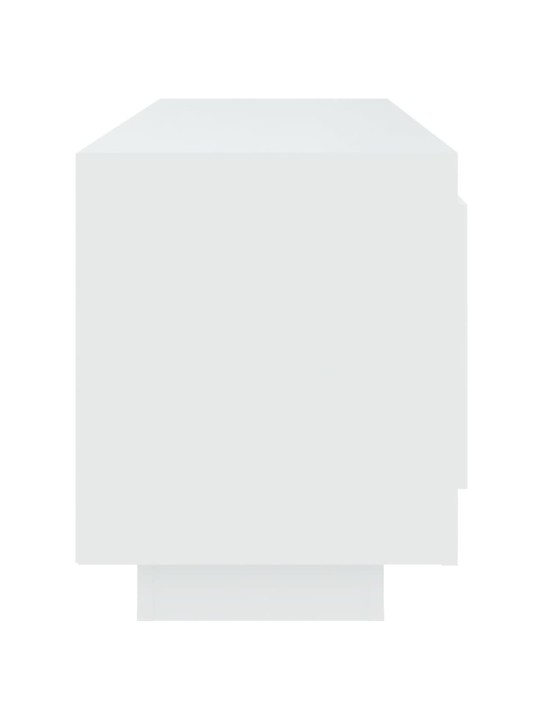 TV skříňka bílá 102 x 35 x 45 cm kompozitní dřevo