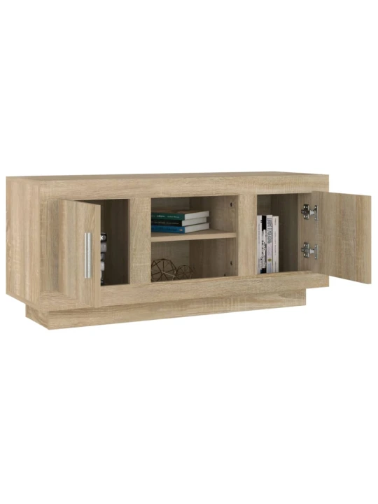 TV skříňka dub sonoma 102 x 35 x 45 cm kompozitní dřevo
