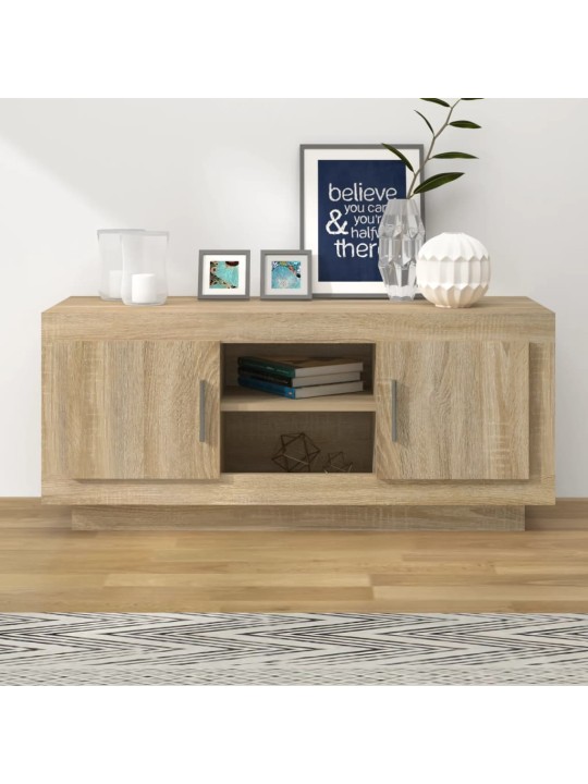 TV skříňka dub sonoma 102 x 35 x 45 cm kompozitní dřevo
