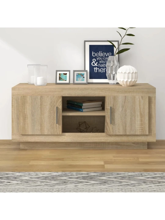 TV skříňka dub sonoma 102 x 35 x 45 cm kompozitní dřevo