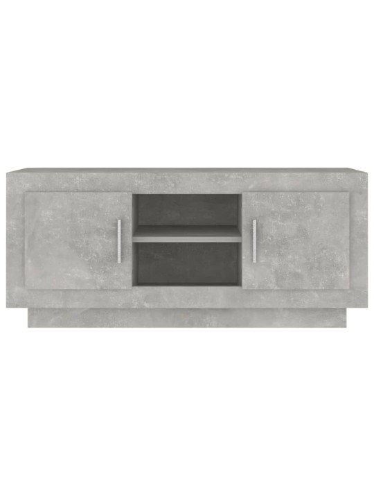 TV skříňka betonově šedá 102 x 35 x 45 cm kompozitní dřevo