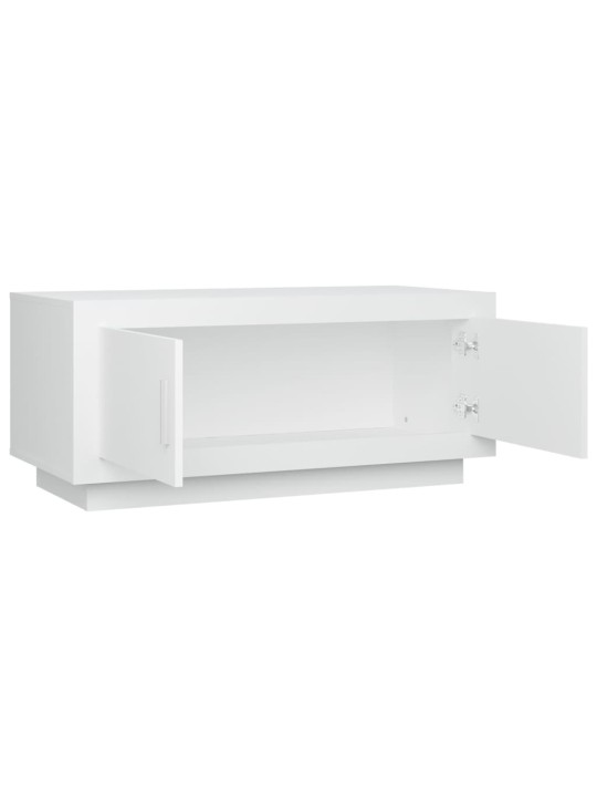 Konferenční stolek bílý 102 x 50 x 45 cm kompozitní dřevo