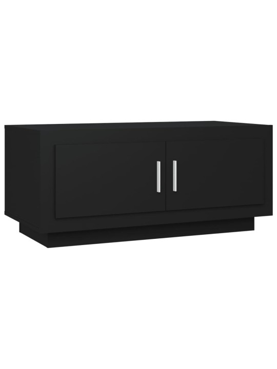 Konferenční stolek černý 102 x 50 x 45 cm kompozitní dřevo