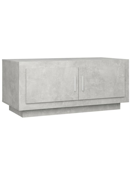 Konferenční stolek betonově šedý 102x50x45 cm kompozitní dřevo