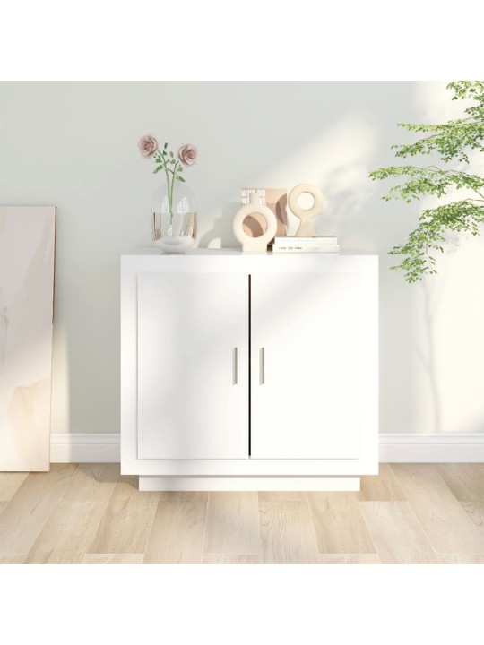 Příborník bílý 80 x 40 x 75 cm kompozitní dřevo
