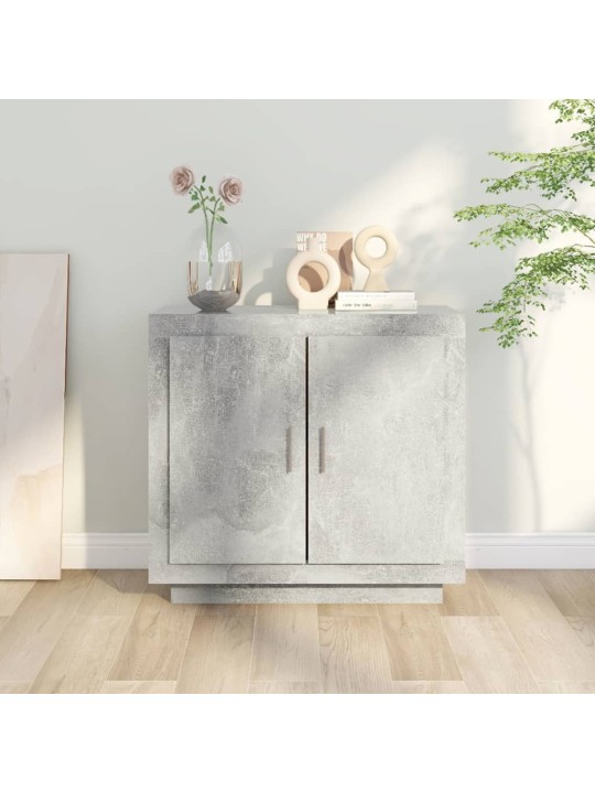 Příborník betonově šedý 80 x 40 x 75 cm kompozitní dřevo