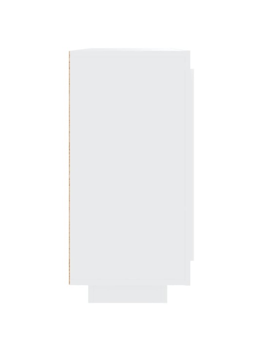 Příborník bílý 92 x 35 x 75 cm kompozitní dřevo