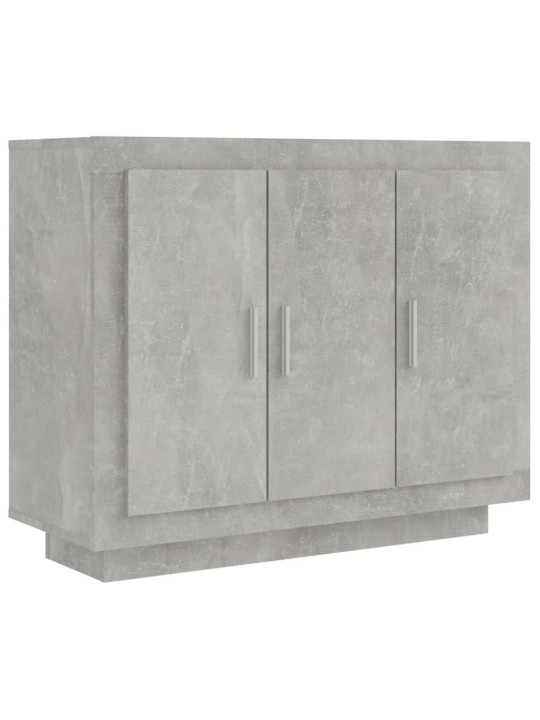 Příborník betonově šedý 92 x 35 x 75 cm kompozitní dřevo