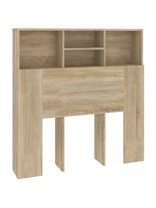 Čelo postele s úložným prostorem dub sonoma 100 x 19 x 103,5 cm