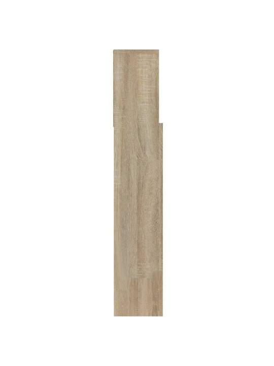 Čelo postele s úložným prostorem dub sonoma 100 x 19 x 103,5 cm