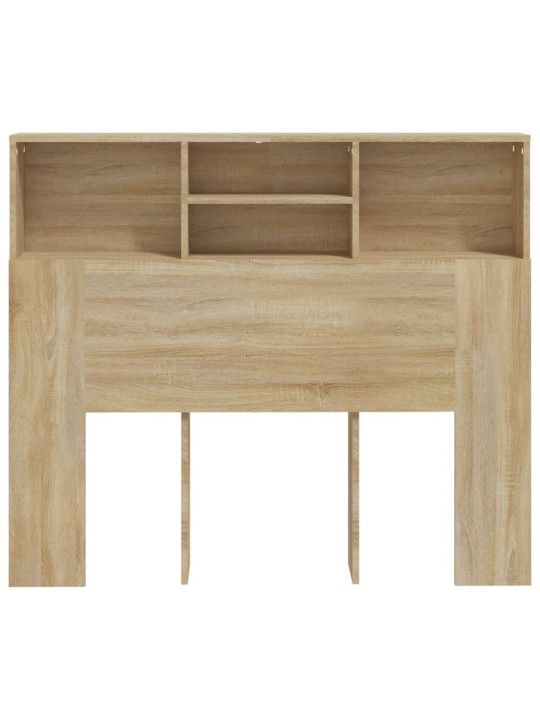 Čelo postele s úložným prostorem dub sonoma 120 x 19 x 103,5 cm