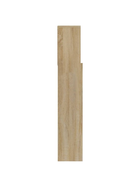 Čelo postele s úložným prostorem dub sonoma 120 x 19 x 103,5 cm