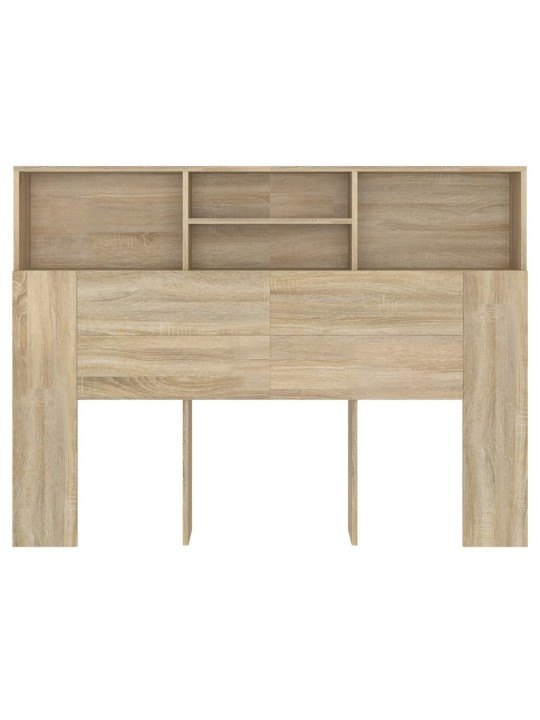 Čelo postele s úložným prostorem dub sonoma 140 x 19 x 103,5 cm