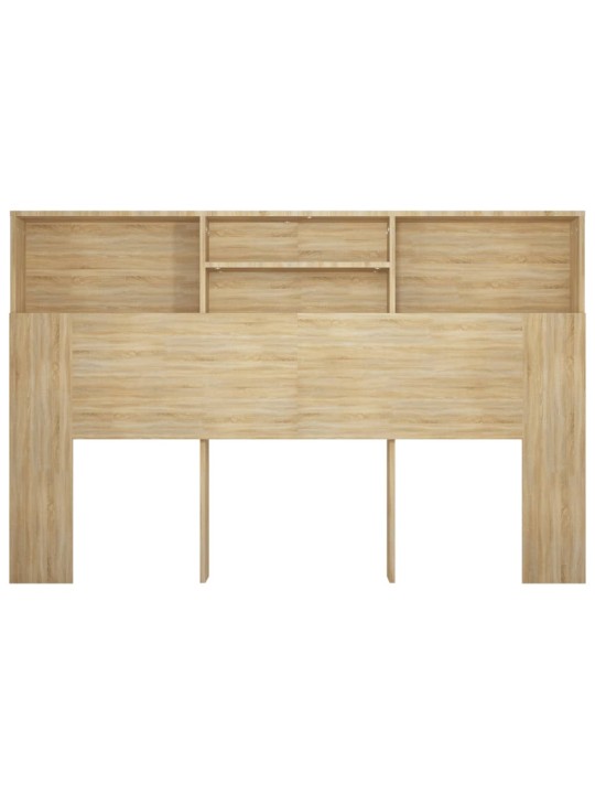 Čelo postele s úložným prostorem dub sonoma 160 x 19 x 103,5 cm