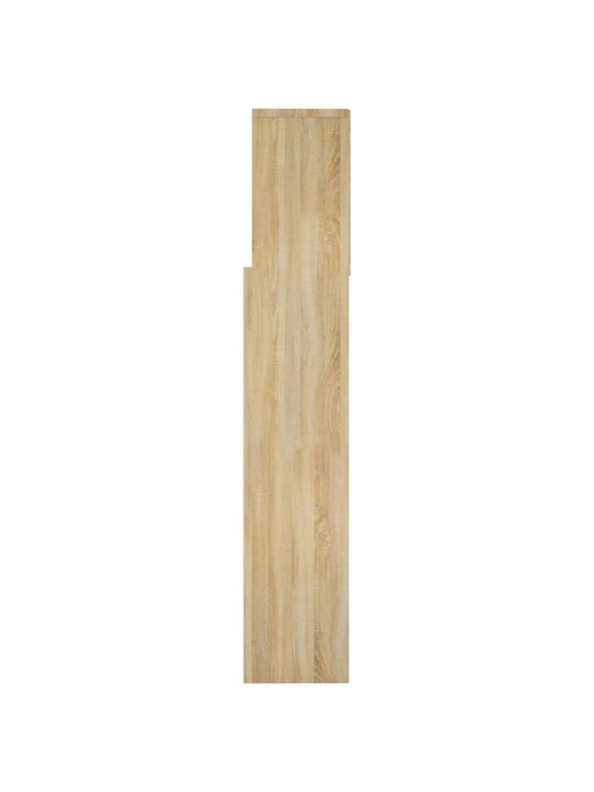 Čelo postele s úložným prostorem dub sonoma 160 x 19 x 103,5 cm