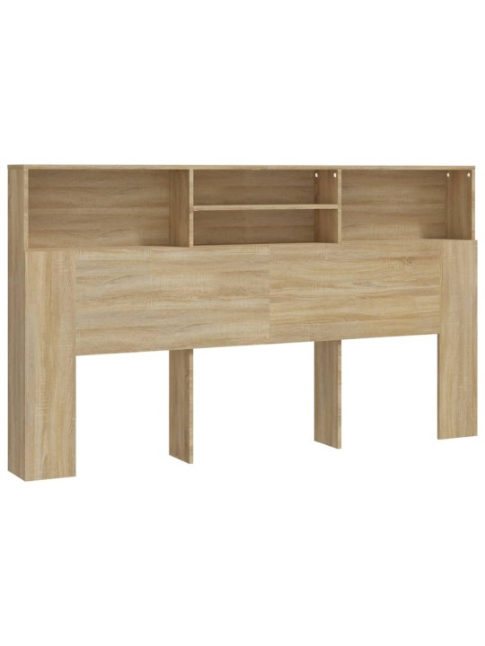 Čelo postele s úložným prostorem dub sonoma 180 x 19 x 103,5 cm