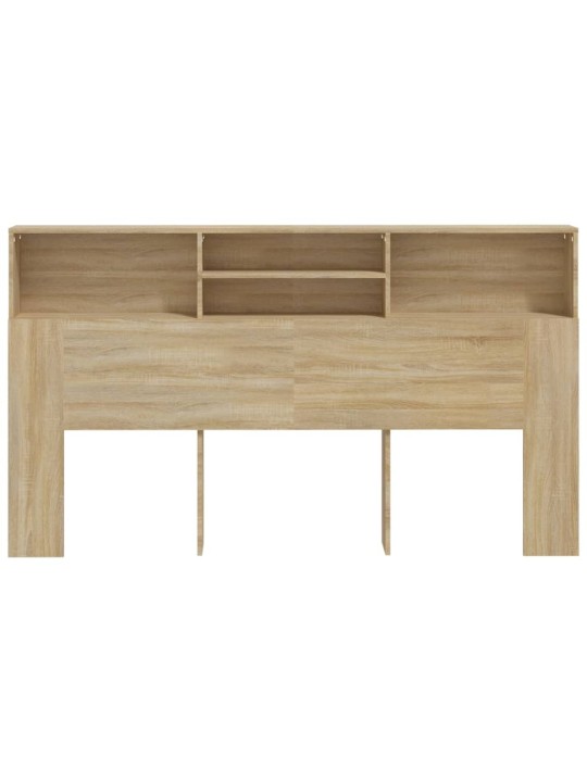 Čelo postele s úložným prostorem dub sonoma 180 x 19 x 103,5 cm
