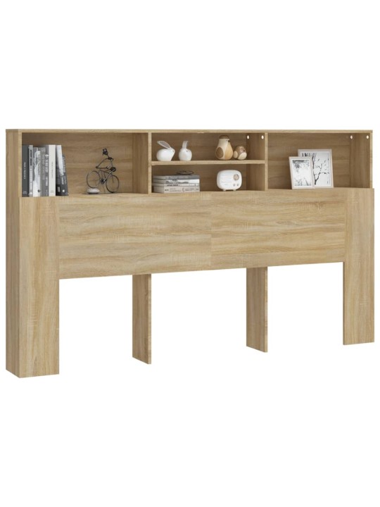 Čelo postele s úložným prostorem dub sonoma 180 x 19 x 103,5 cm