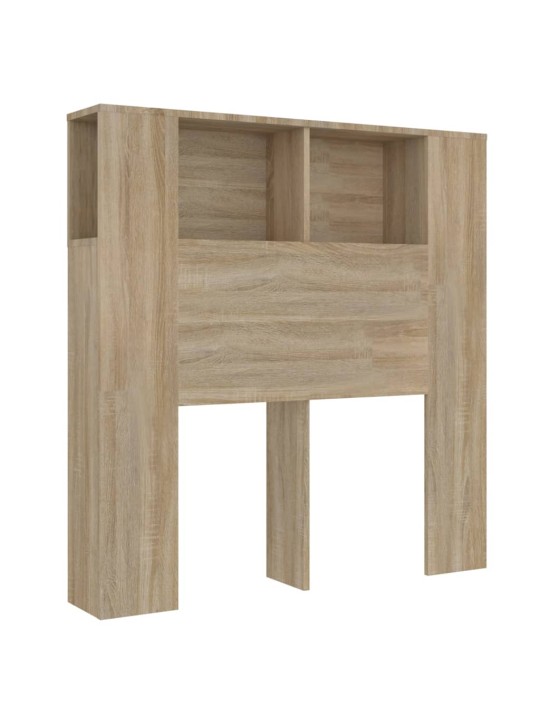 Čelo postele s úložným prostorem dub sonoma 100x18,5x104,5 cm