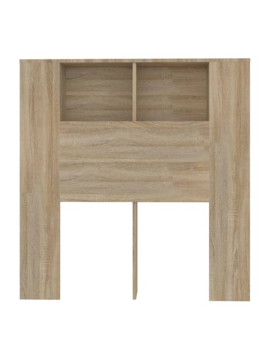 Čelo postele s úložným prostorem dub sonoma 100x18,5x104,5 cm